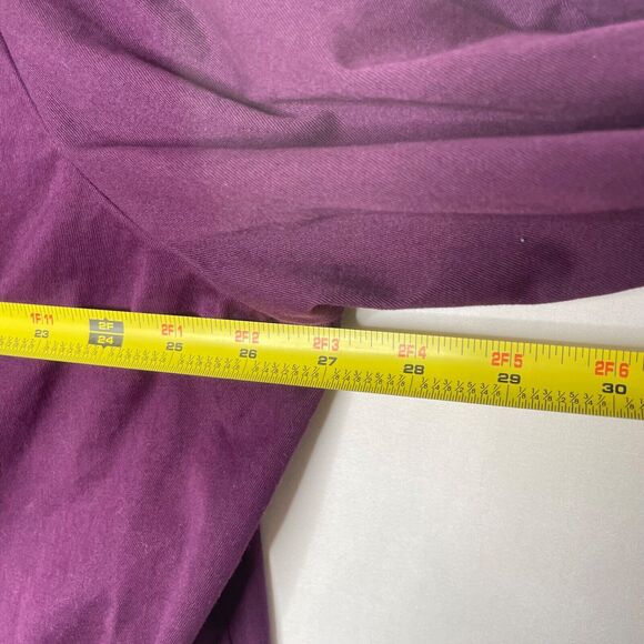 Y2K Vtg AMI Women Purple Cotton Jacket 2X Cyberpunk Grommets Metal Biker Grunge - Picture 6 of 7